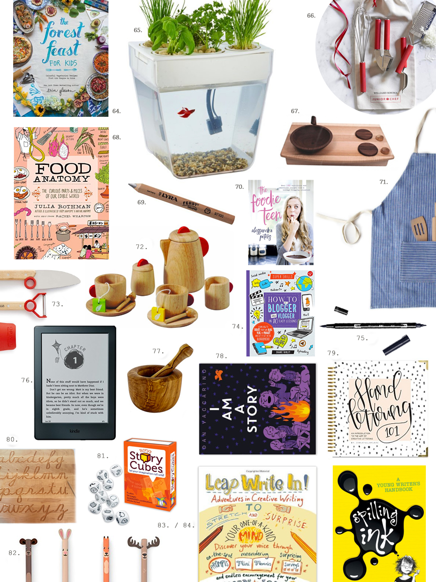 homeschool_gift_guide_young_writer_foodie