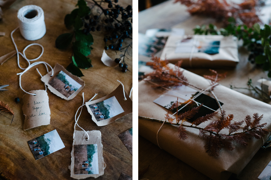 Holiday Gift Wrap with Photos
